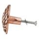 Round Rope Antique Copper Aluminium Cabinet Knob